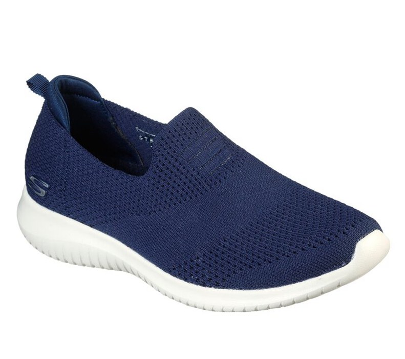 Skechers Ultra Flex - Harmonious - Womens Slip On Shoes Navy [AU-SQ0856]